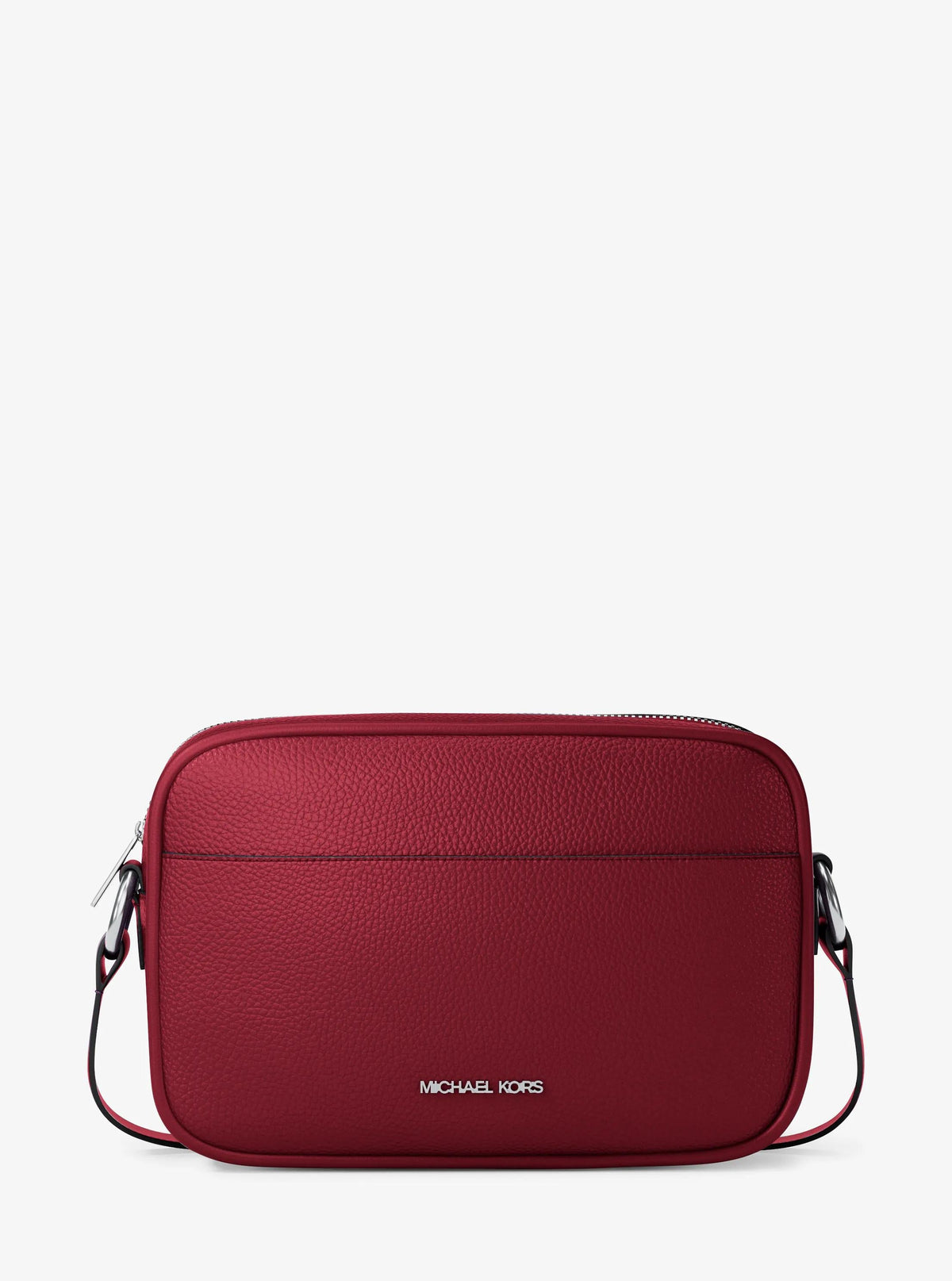 Jet Set Pebbled Leather Camera Crossbody Bag