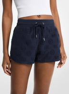 Logo Jacquard Terry Shorts