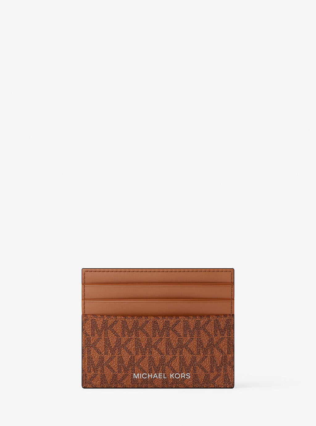 Pebbled Leather Billfold Wallet and Signature Logo Card Case Gift Set
