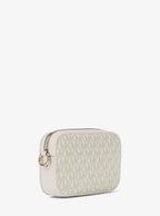 Michael Kors Outlet Jet Set Small Signature Logo Camera Crossbody Bag