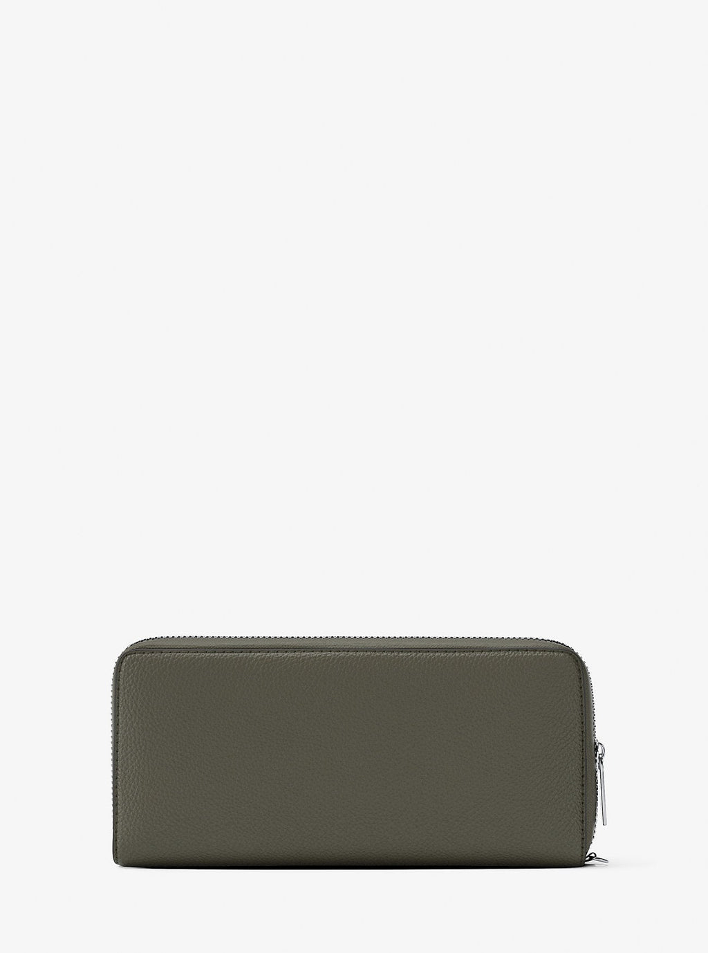 Large Pebbled Leather Continental Wallet