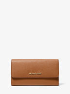 Jet Set Travel Crossgrain Leather Tri-Fold Wallet