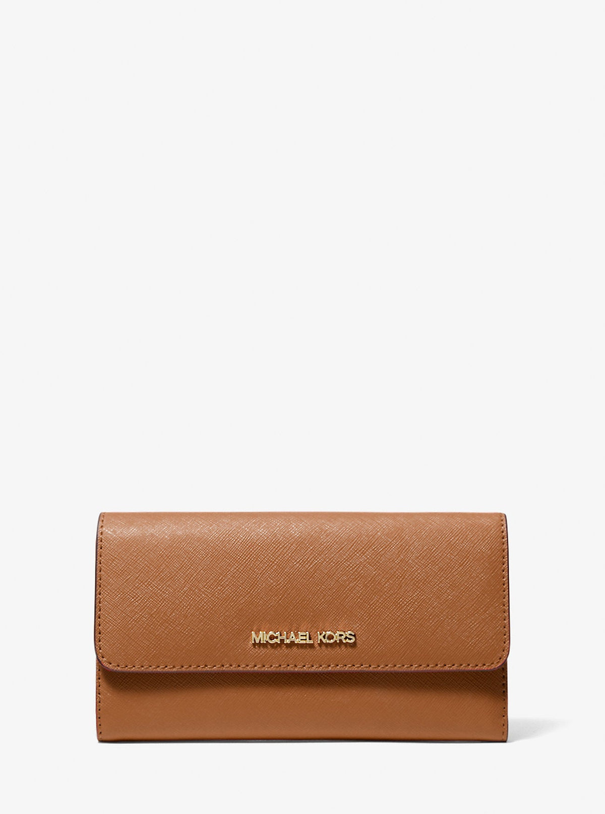 Jet Set Travel Crossgrain Leather Tri-Fold Wallet