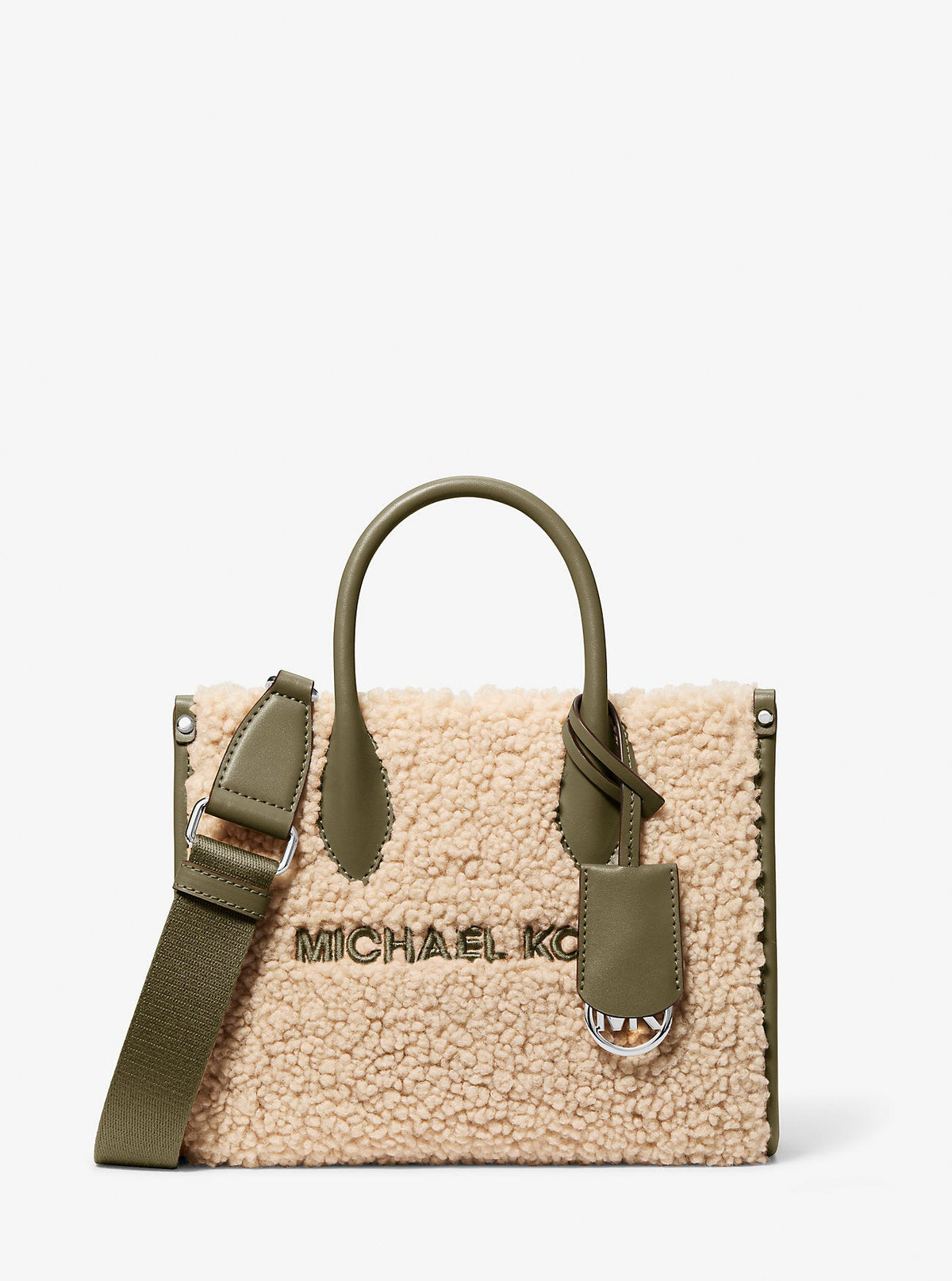 Mirella Small Faux Shearling Crossbody Bag