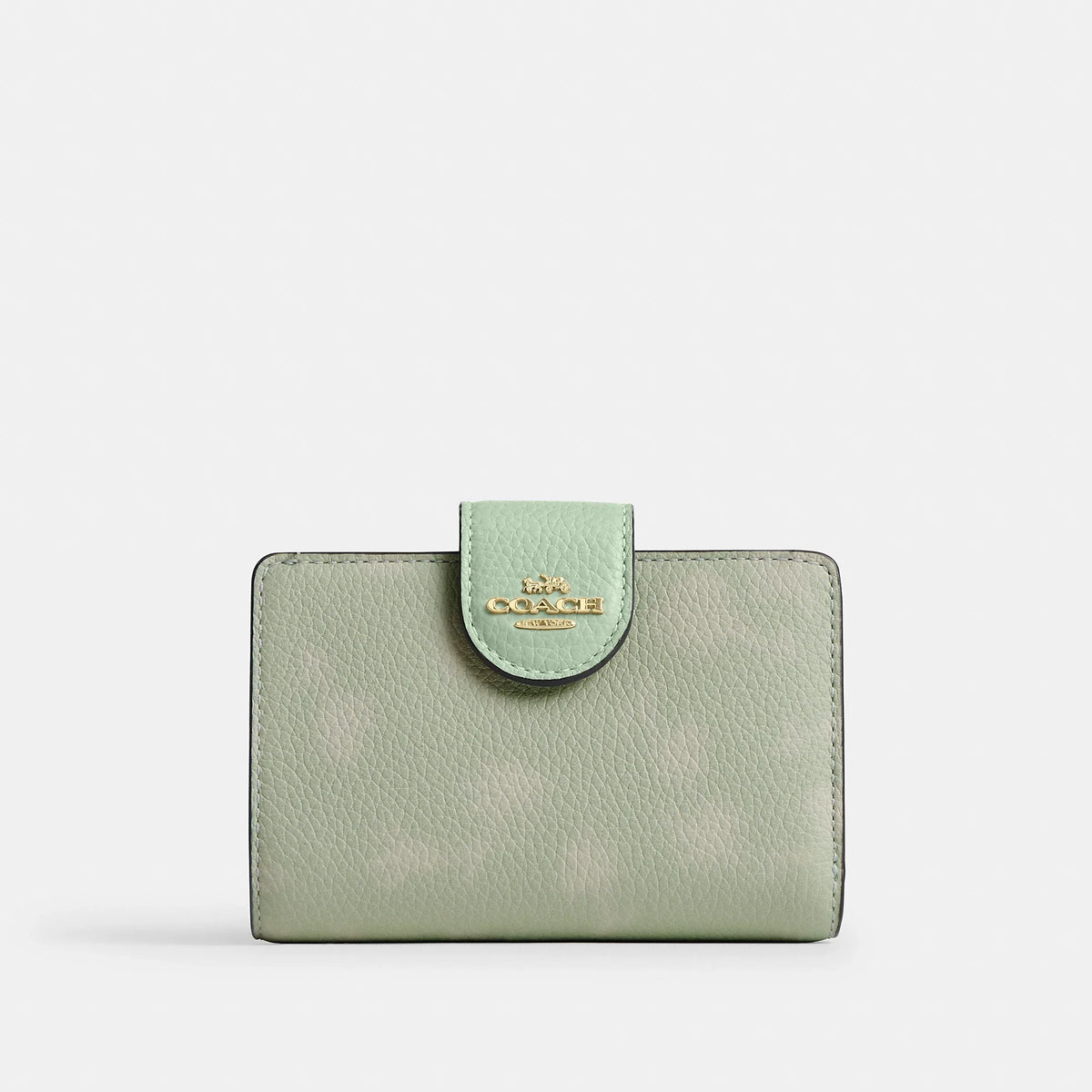 Coach Outlet Medium Corner Zip Wallet With Floral Print