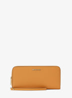 Jet Set Travel Large Pebbled Leather Wristlet