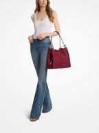 Christina Large Pebbled Leather Shoulder Bag