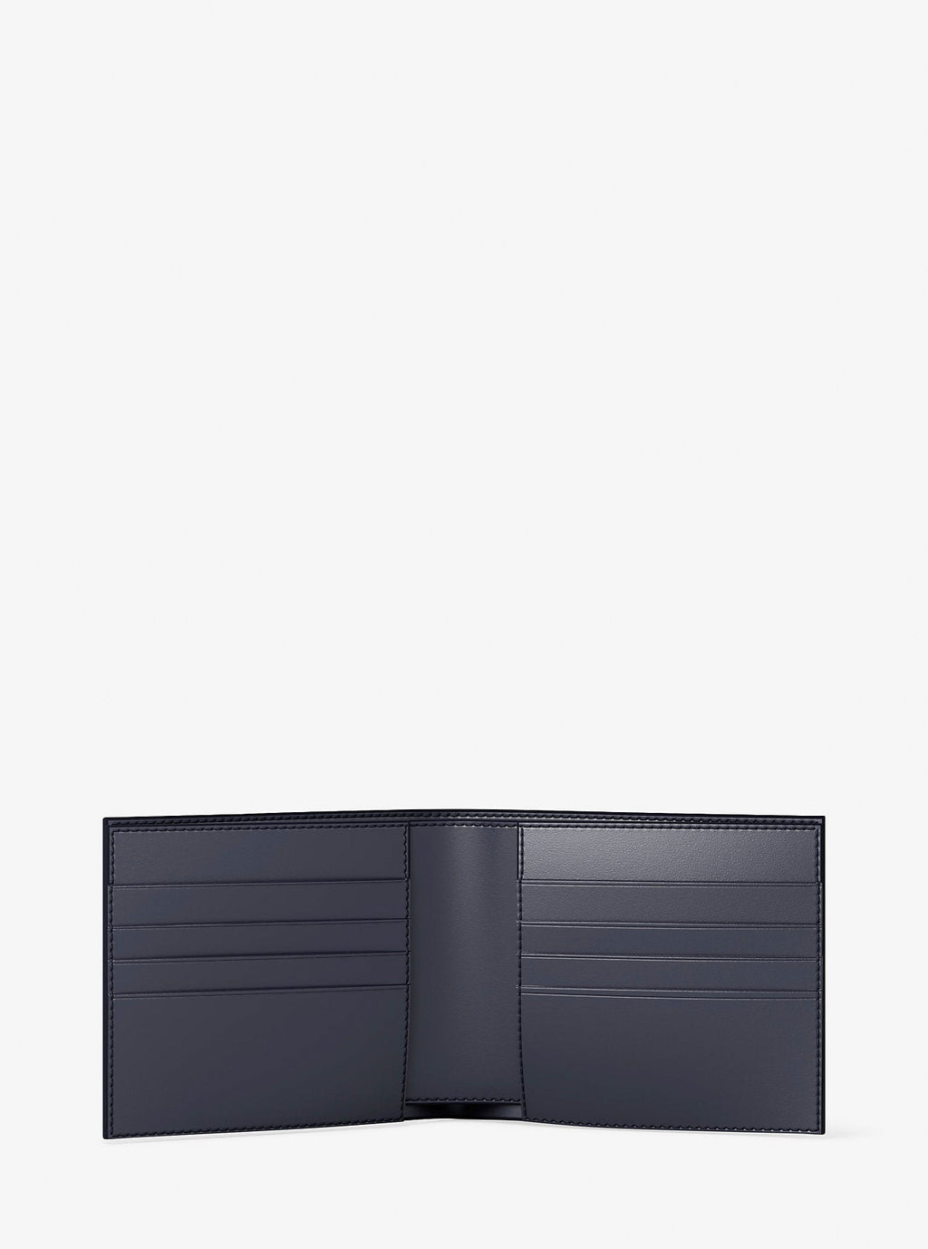 Pebbled Leather Billfold Wallet and Signature Logo Card Case Gift Set