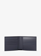 Pebbled Leather Billfold Wallet and Signature Logo Card Case Gift Set