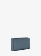 Large Pebbled Leather Continental Wallet