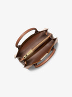 Mercer Medium Two-Tone Pebbled Leather Crossbody Bag