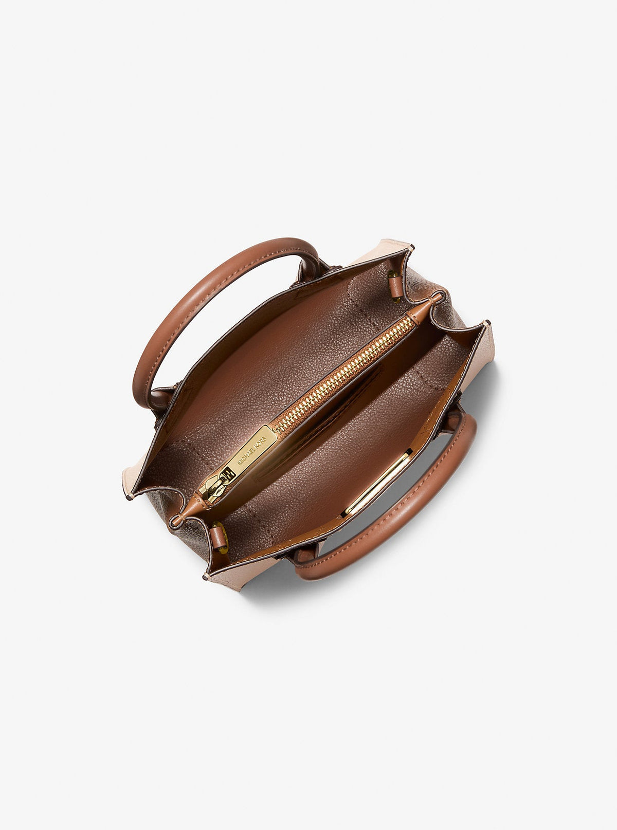 Mercer Medium Two-Tone Pebbled Leather Crossbody Bag