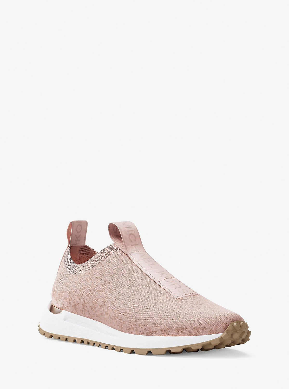 Bodie Metallic Logo Knit Slip-On Sneaker