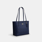 Coach Outlet Medium City Tote Bag In Signature Canvas