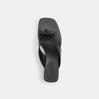 Coach Outlet Bow Thong Kitten Heel