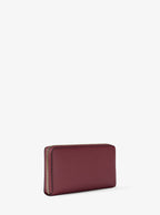 Jet Set Travel Large Pebbled Leather Wristlet
