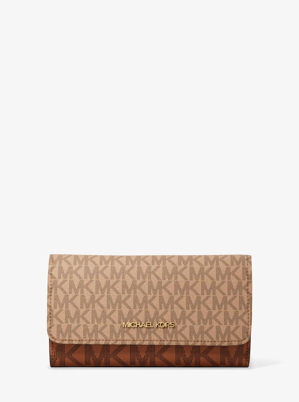 Jet Set Large Signature Logo Tri-Fold Wallet