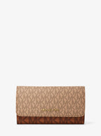 Jet Set Large Signature Logo Tri-Fold Wallet
