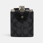 Coach Outlet Flask In Signature Canvas