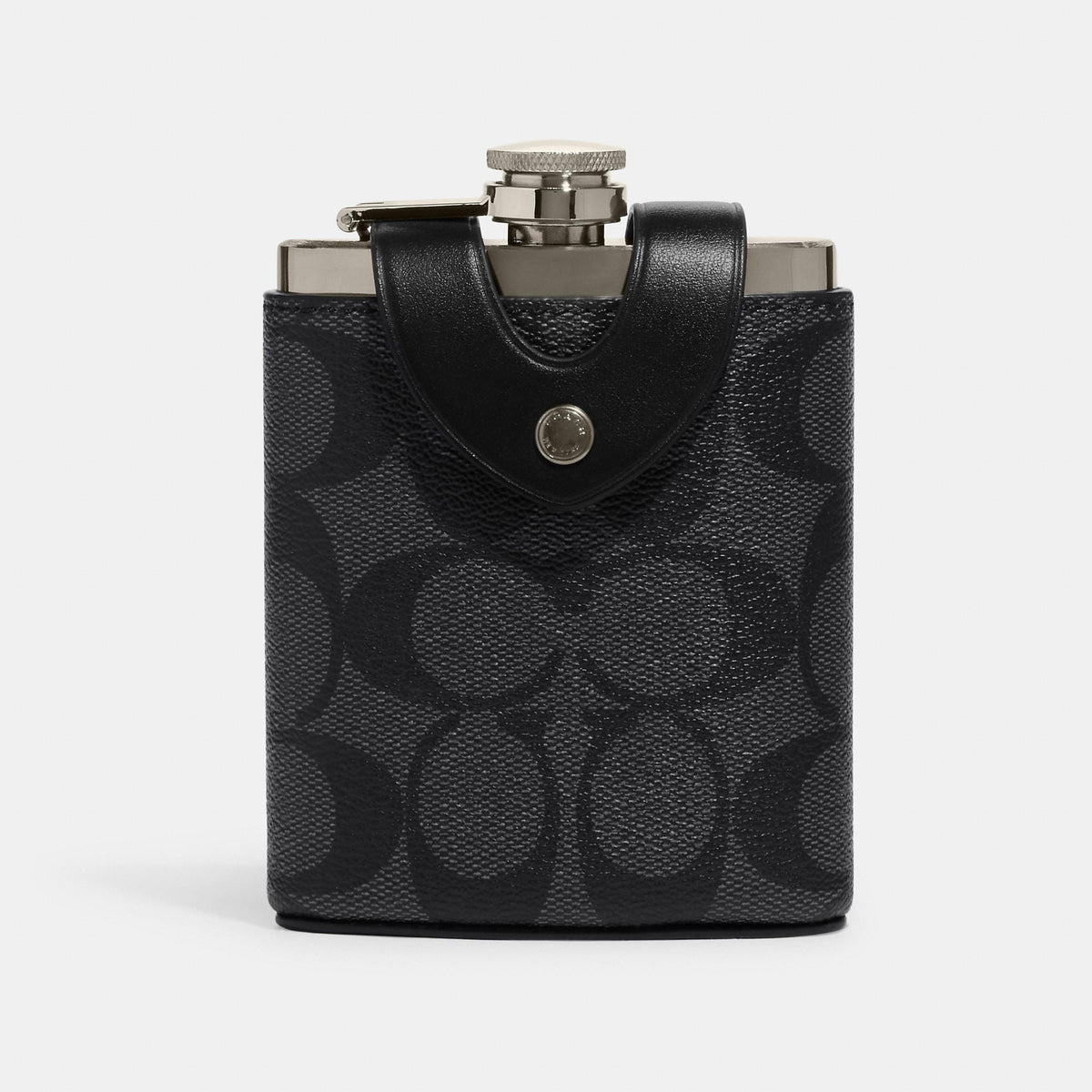 Coach Outlet Flask In Signature Canvas