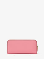 Jet Set Travel Large Pebbled Leather Wristlet