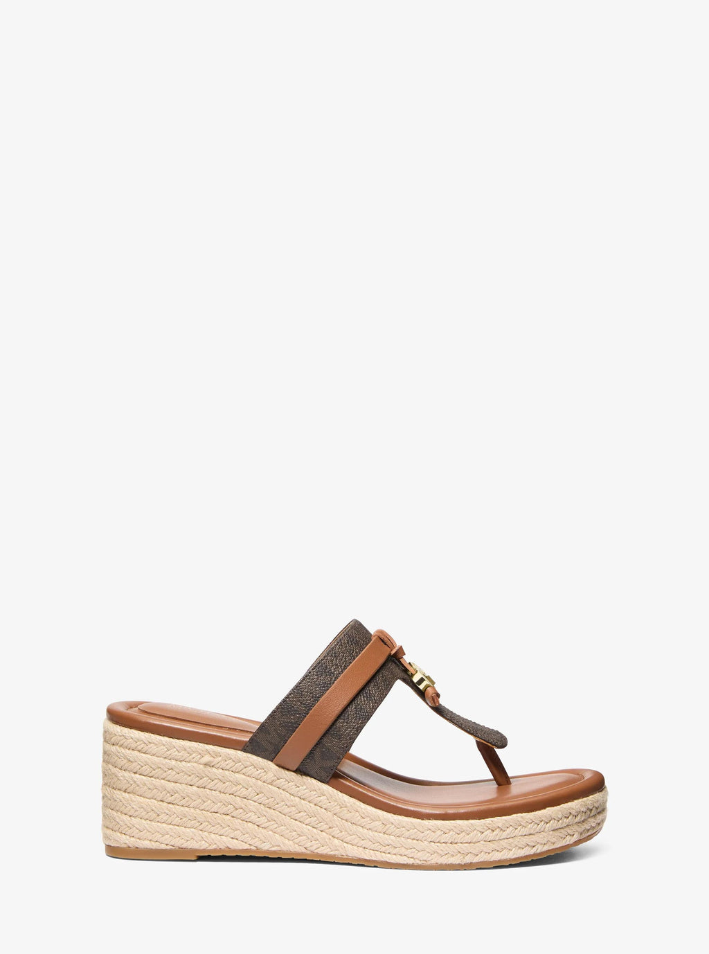 Zoe Signature Logo Wedge Sandal