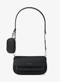 Jet Set Travel Small Pebbled Leather Crossbody Bag With Pouch