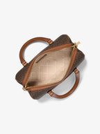 Jet Set Travel Medium Signature Logo Duffel Crossbody Bag