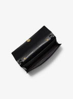 Carson Large Leopard Print Calf Hair Crossbody Bag