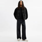Coach Outlet Denim Chore Coat With Flannel Lining