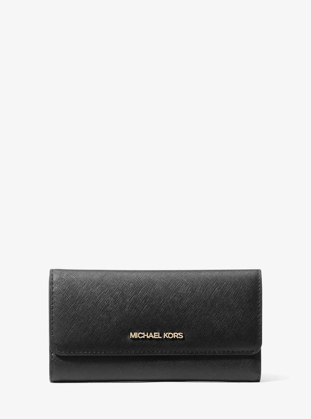 Jet Set Travel Crossgrain Leather Tri-Fold Wallet