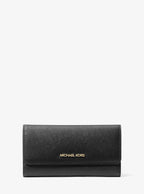 Jet Set Travel Crossgrain Leather Tri-Fold Wallet