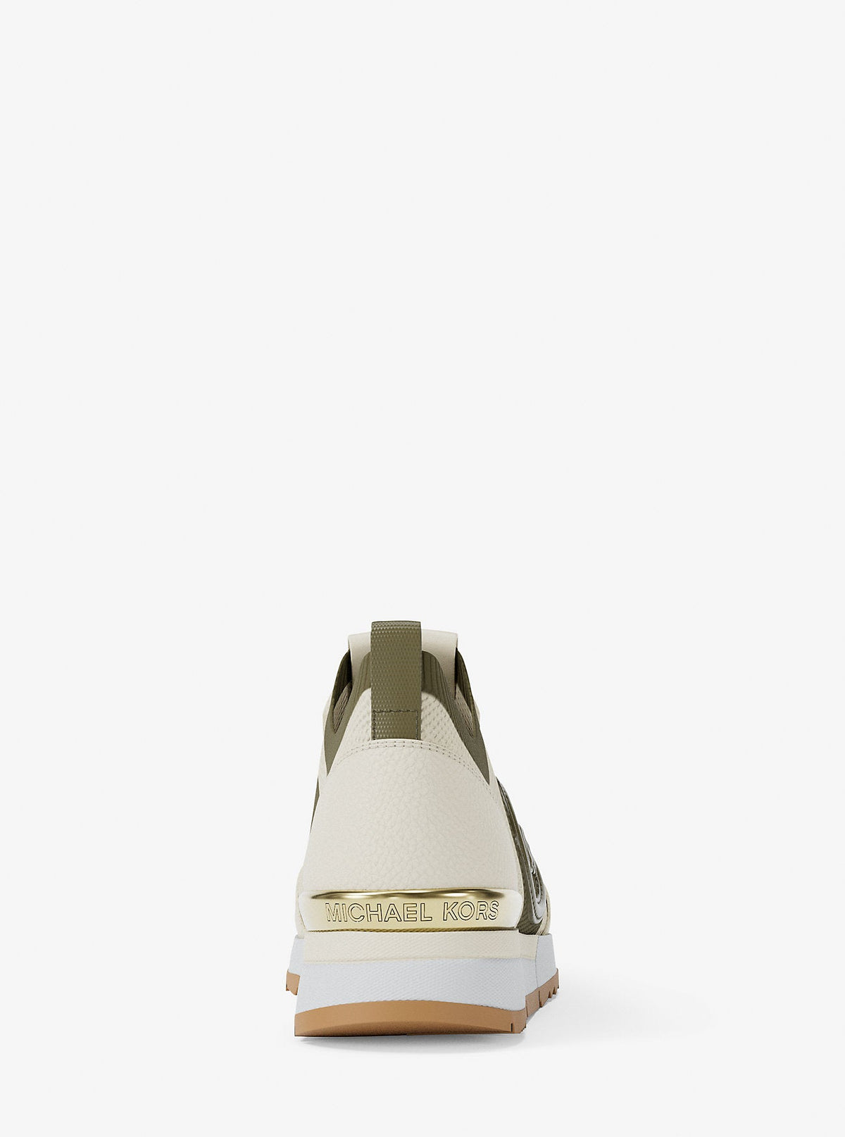 Michael Kors Outlet Jenkins Two-Tone Stretch Knit Trainer