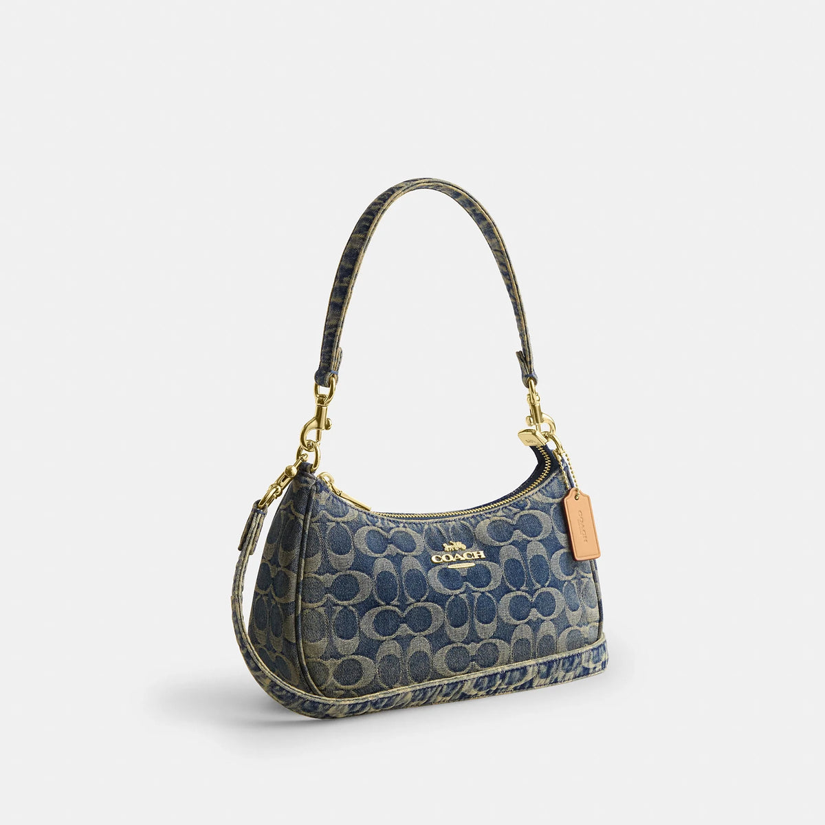 Coach Outlet Teri Shoulder Bag In Signature Regenerative Cotton Denim