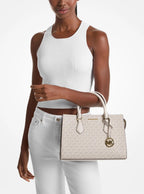 Michael Kors Outlet Sheila Medium Logo Satchel