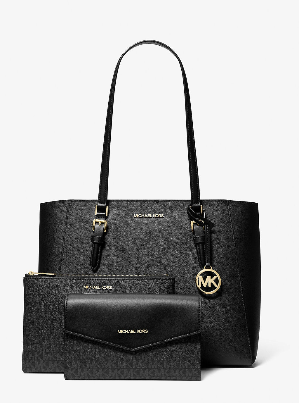 Charlotte Large Saffiano Leather 3-in-1 Tote Bag