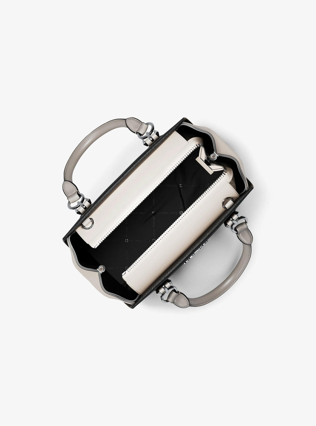 Marilyn Small Color-Block Saffiano Leather Messenger Bag
