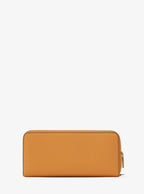 Jet Set Travel Large Pebbled Leather Wristlet