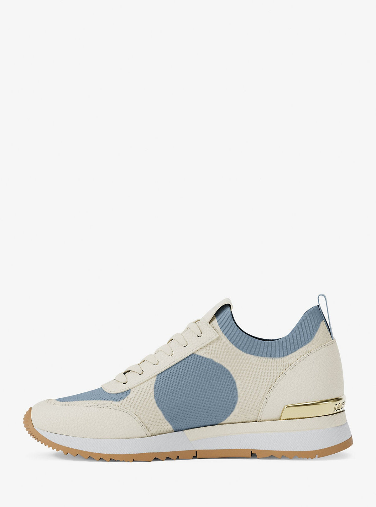 Michael Kors Outlet Jenkins Two-Tone Stretch Knit Trainer