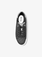 Michael Kors Outlet Romey Metallic Two-Tone Signature Logo Platform Sneaker