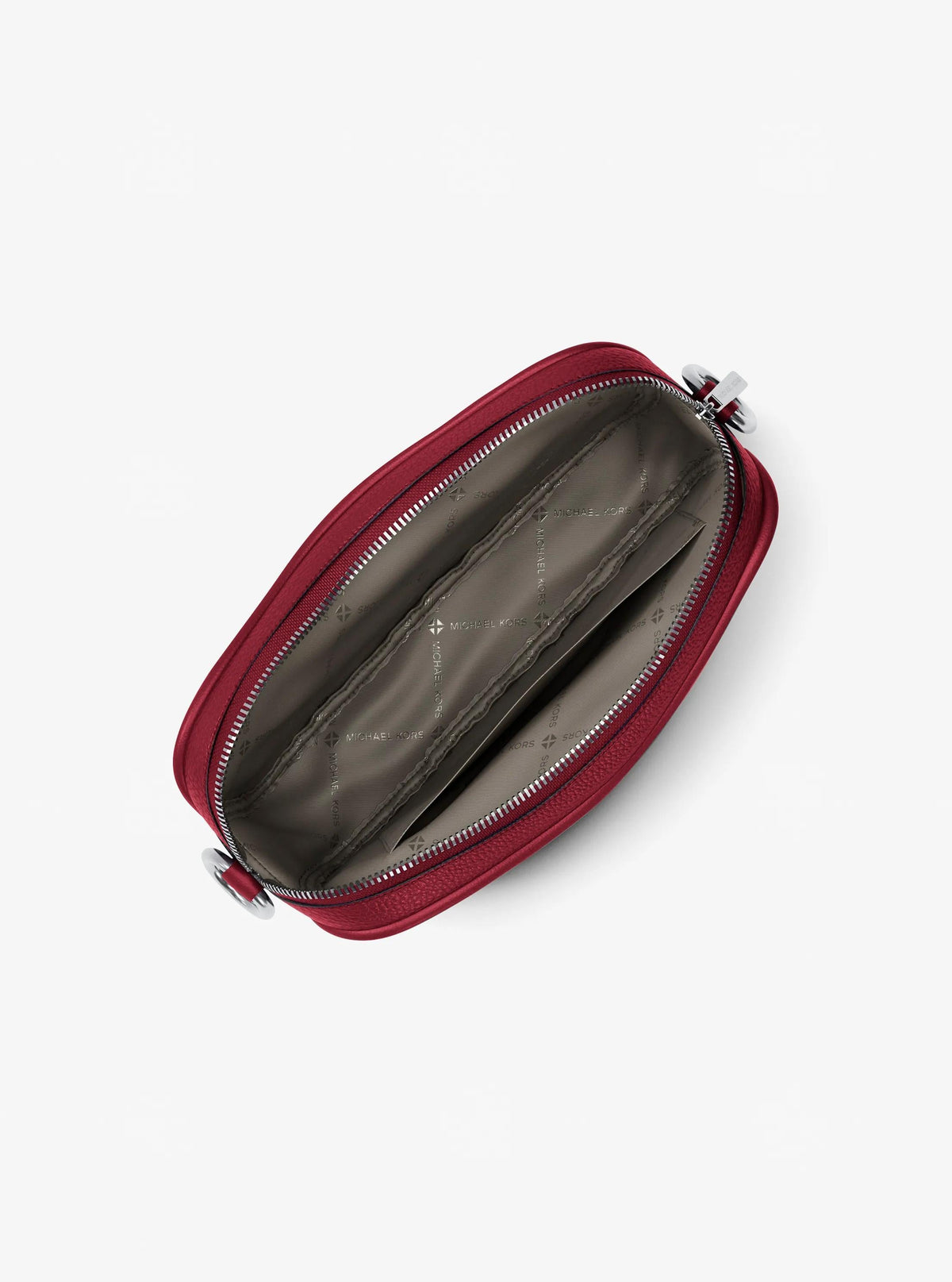 Jet Set Pebbled Leather Camera Crossbody Bag