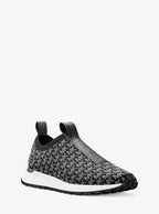 Bodie Metallic Logo Knit Slip-On Sneaker