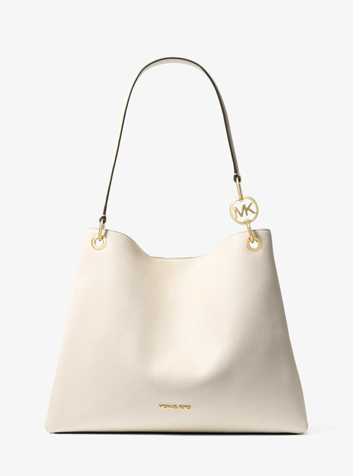 Christina Large Pebbled Leather Shoulder Bag