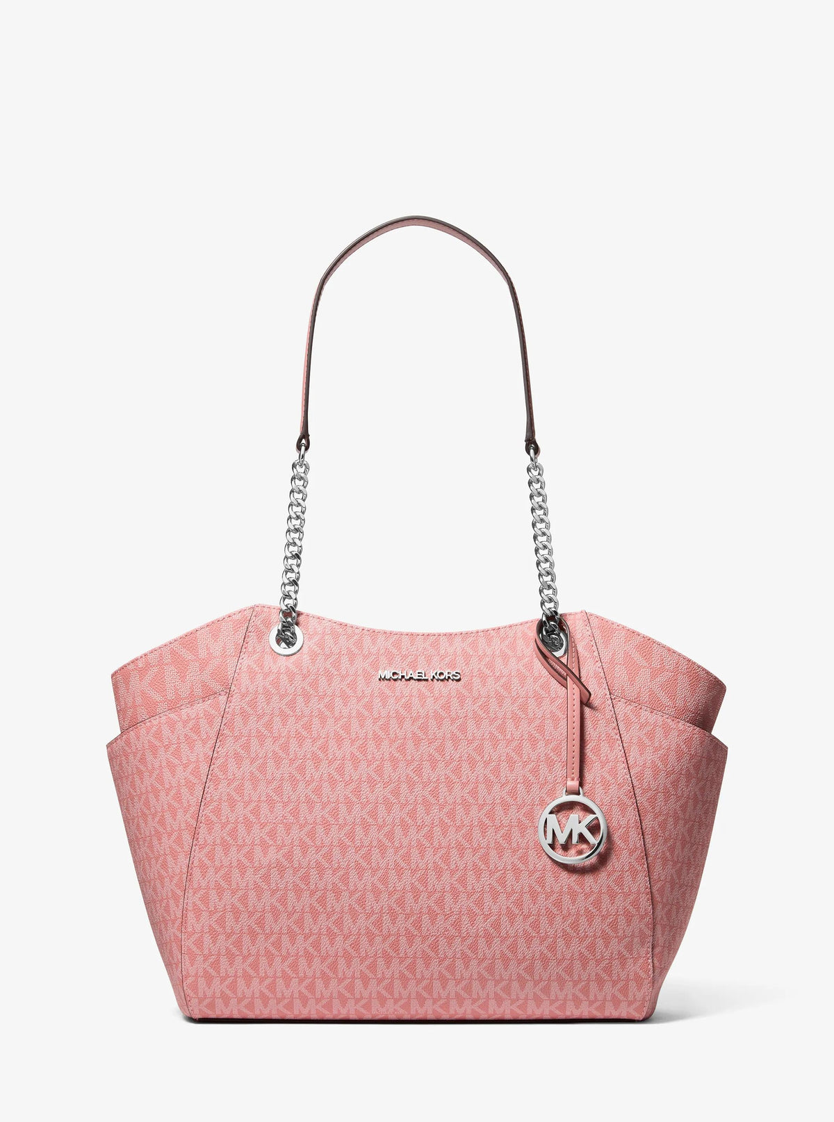 Jet Set Large Signature Logo Shoulder Bag