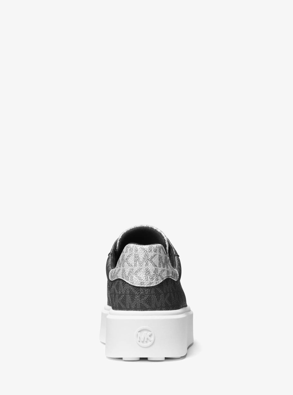 Michael Kors Outlet Romey Metallic Two-Tone Signature Logo Platform Sneaker