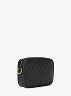 Michael Kors Outlet Jet Set Small Signature Logo Camera Crossbody Bag