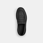 Coach Outlet Platform Loafer With Signature Print