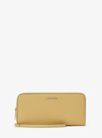 Jet Set Travel Large Pebbled Leather Wristlet