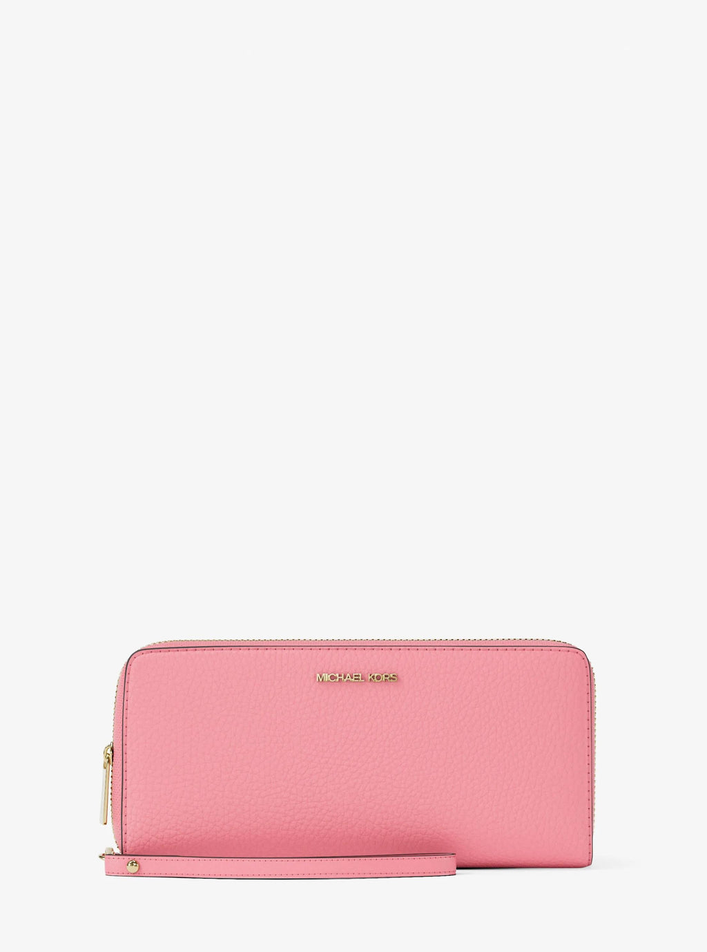 Jet Set Travel Large Pebbled Leather Wristlet