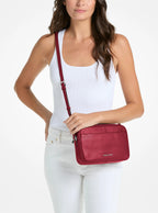 Jet Set Pebbled Leather Camera Crossbody Bag